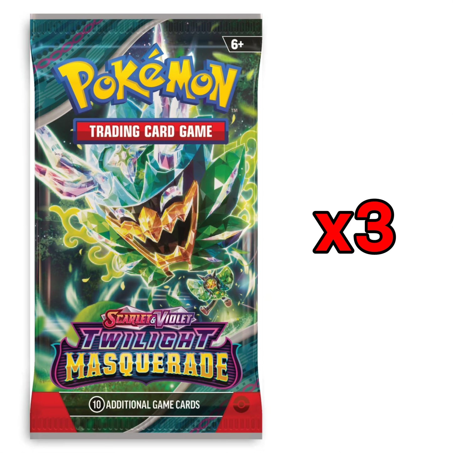 3 Booster Pack Bundle w/ FREE Hit Card - Assorted Booster Packs, Individual Sets, Etc.